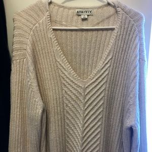 Cream sweater